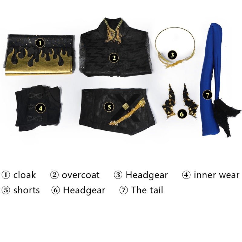 Traje de Cosplay Arknights Ambiente Sinestesia - Solo Tamaño Estándar - Fantasia Cosera