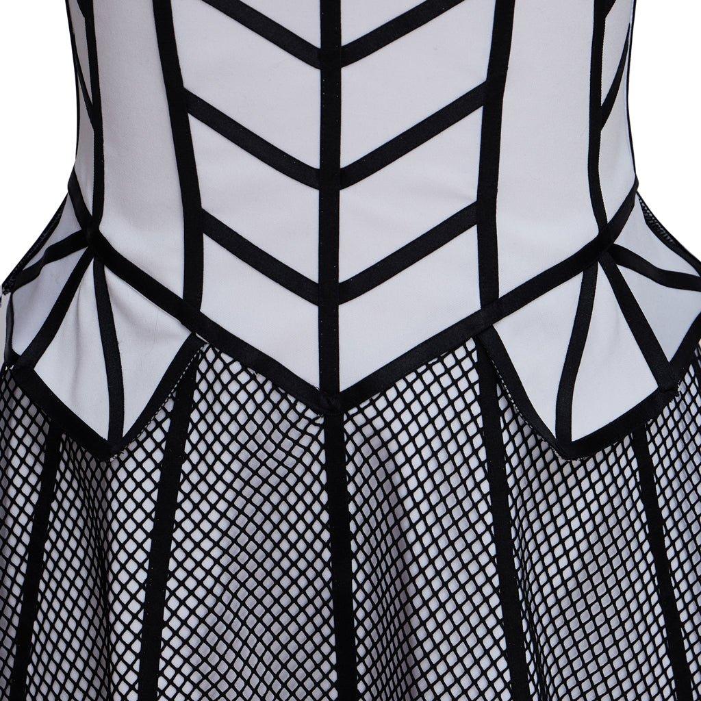 Vestido de Cosplay de Jane Seymour de Six el Musical para Mujeres | Acabado en Negro - Fantasia Cosera