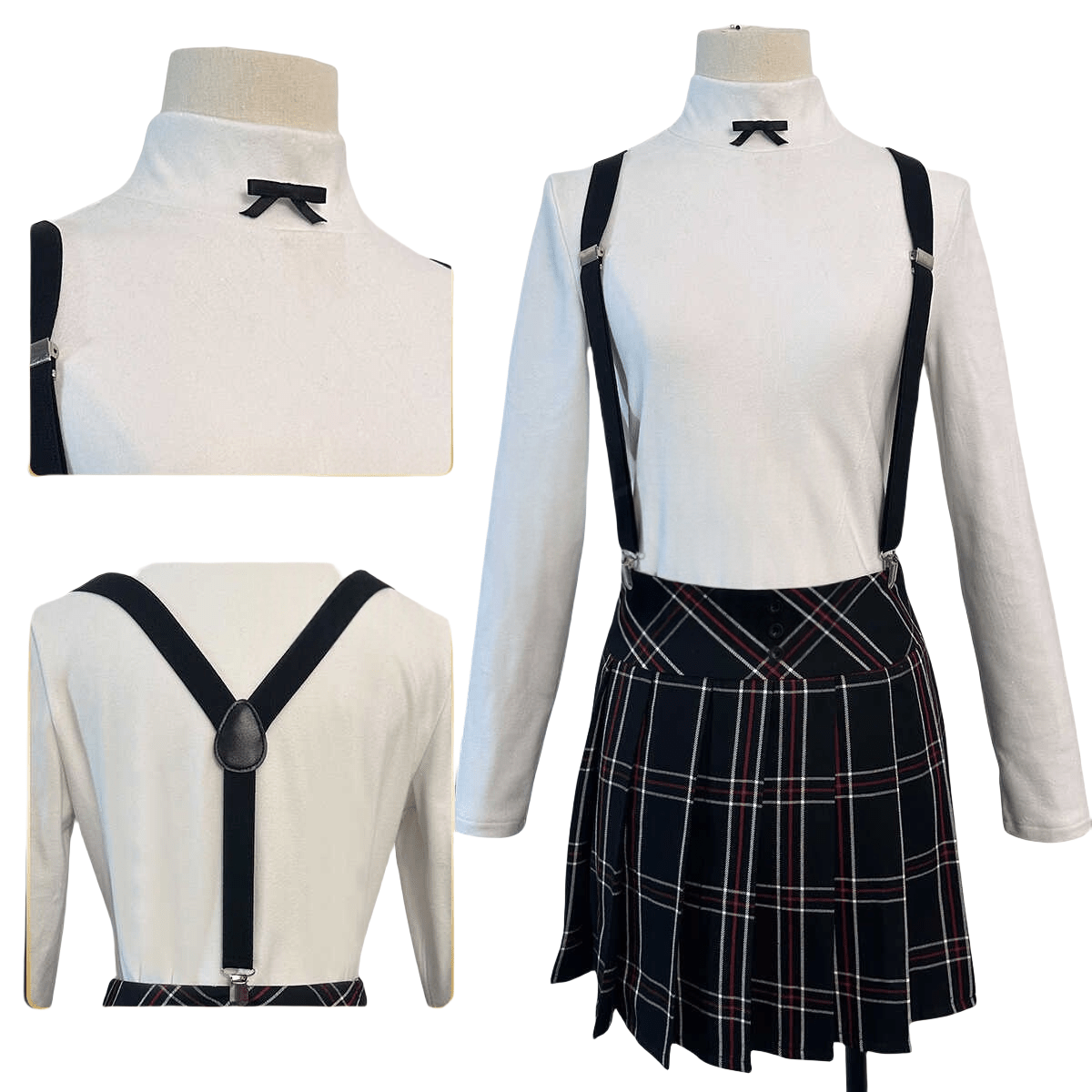 Traje de Cosplay Persona 5 - Akira Kurusu, Kasumi Yoshizawa, Outfit Academia Shujin - Fantasia Cosera