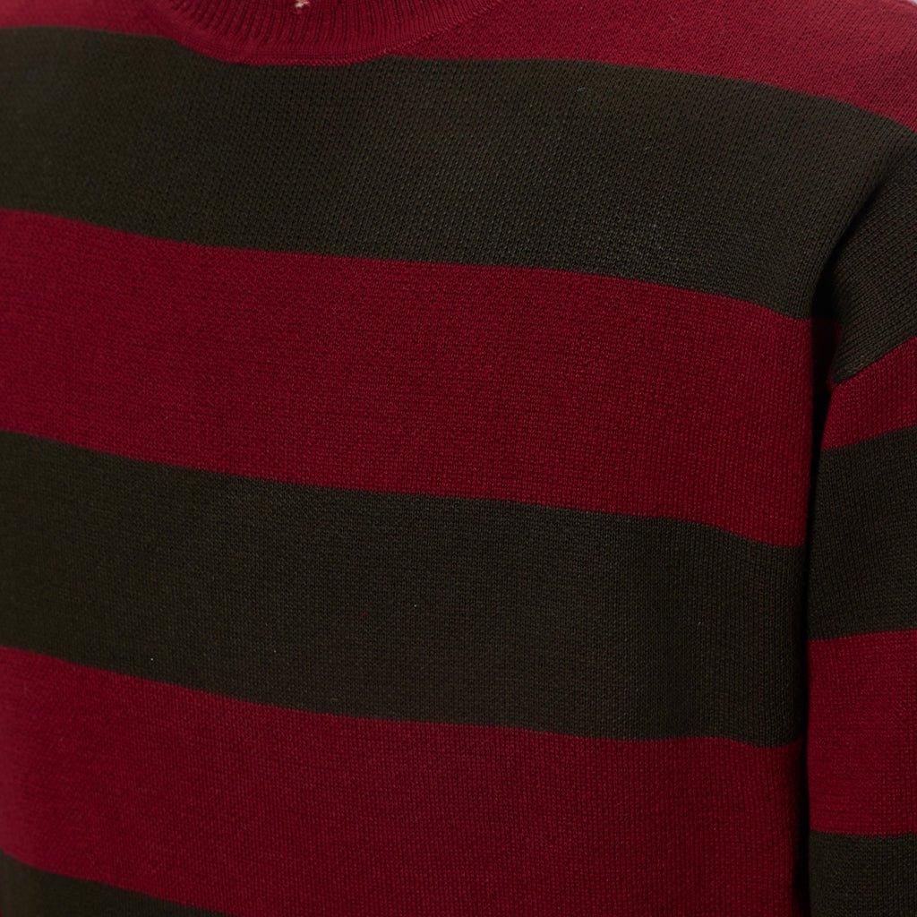 Suéter Cosplay Freddy Krueger | Camiseta de Rayas Rojas de la Película Calle Pesadilla | Suéter Tricotado Unisex para Hombres y Mujeres - Fantasia Cosera