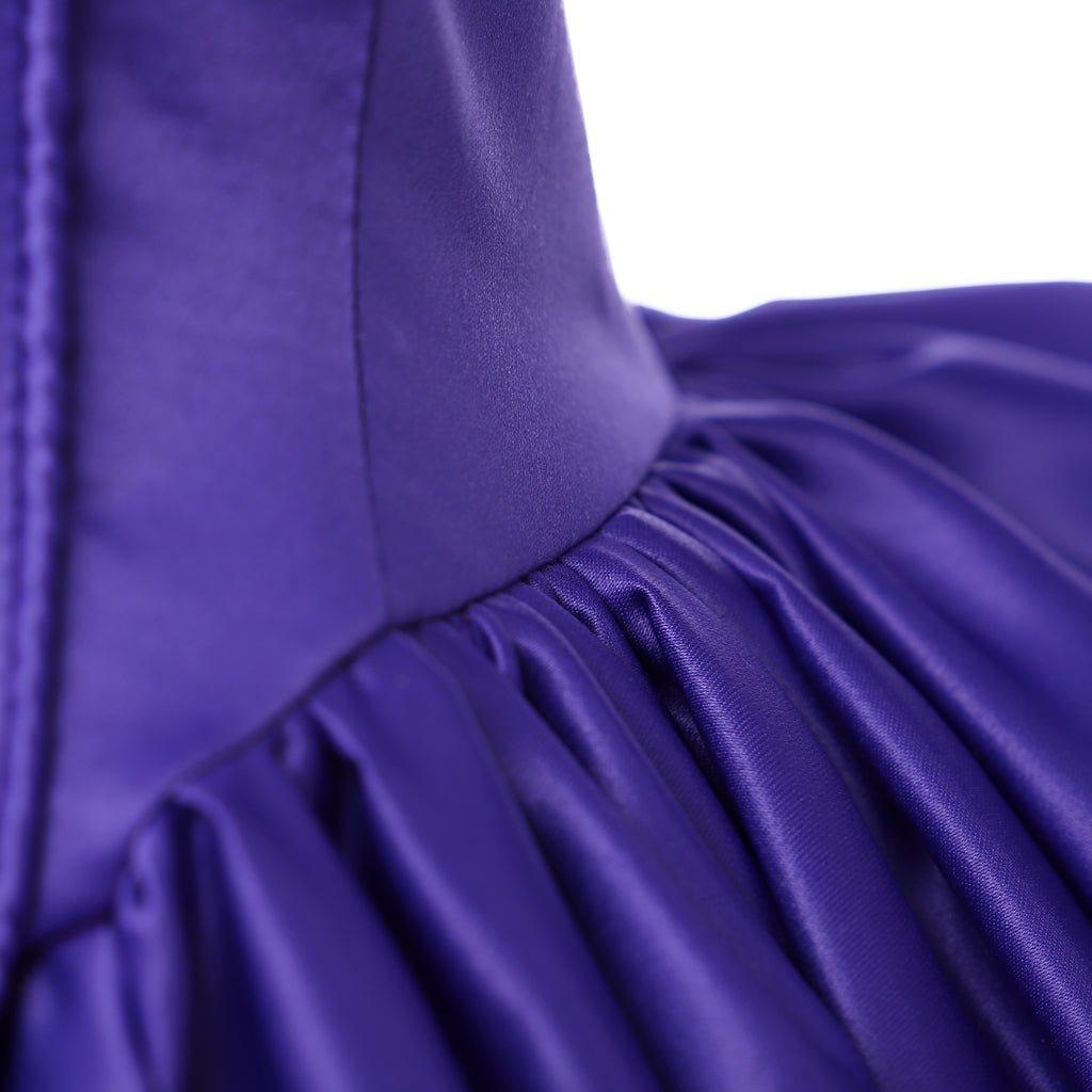 Vestido de Baile Medieval Outlander Claire Azul-Violeta | Disfraz Cosplay para Halloween - Fantasia Cosera