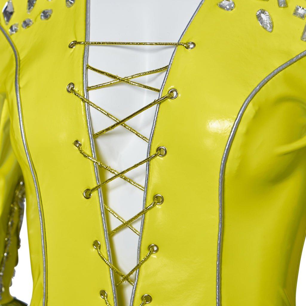 Traje de Cosplay para Mujer Mamma Mia | Traje de Disco Ajustado Brillante | Conjunto Completo para Fiestas y Escenarios - Fantasia Cosera