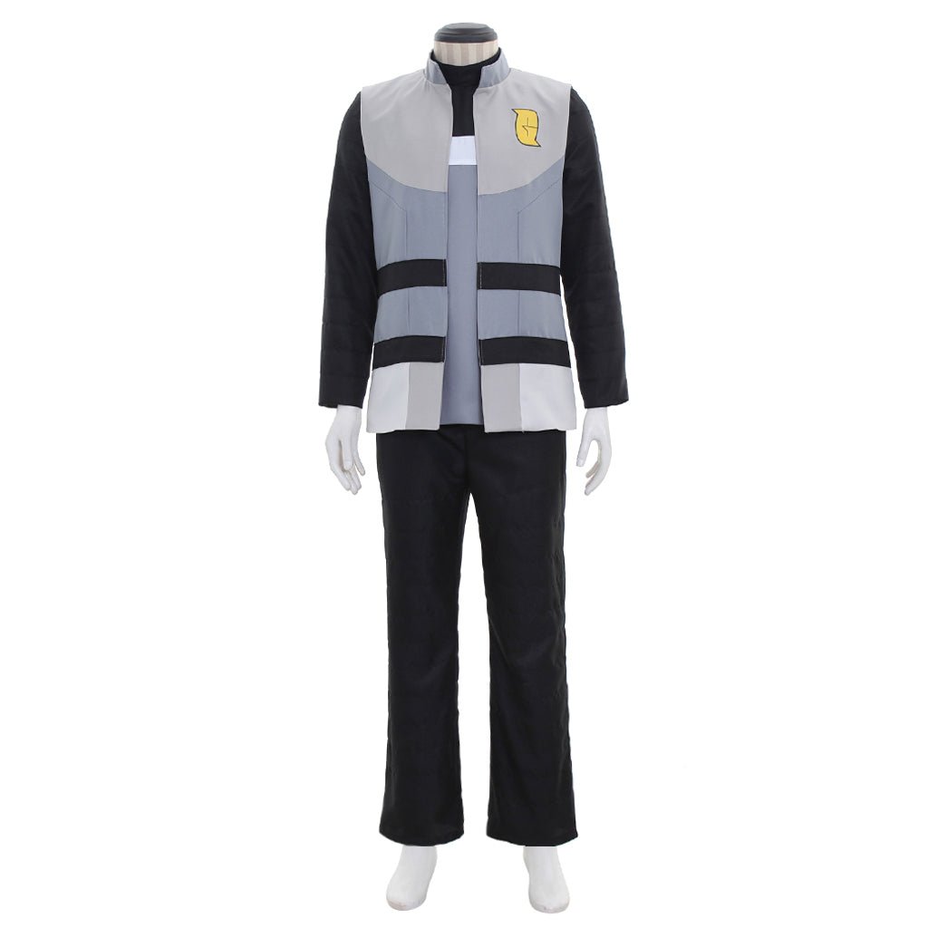 Traje de Cosplay de Cyrus, el Jefe Galáctico Pokémon - Outfit del Líder del Equipo Galáctico - Fantasia Cosera