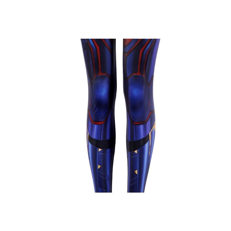 Traje de Cosplay de Captain Marvel Carol Danvers Impreso en HD - Inspirado en Avengers Endgame - Fantasia Cosera