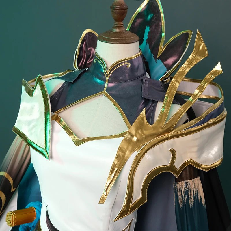 Traje de Cosplay de Xayah Calligraphia de LOL - Vestido de Estilo Chino para Halloween y Eventos - Fantasia Cosera