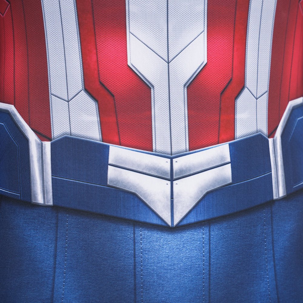 Película de Marvel: Traje de Capitán América 4 Nuevo Traje de Capitán América - Disfraz de Cosplay Premium - Fantasia Cosera