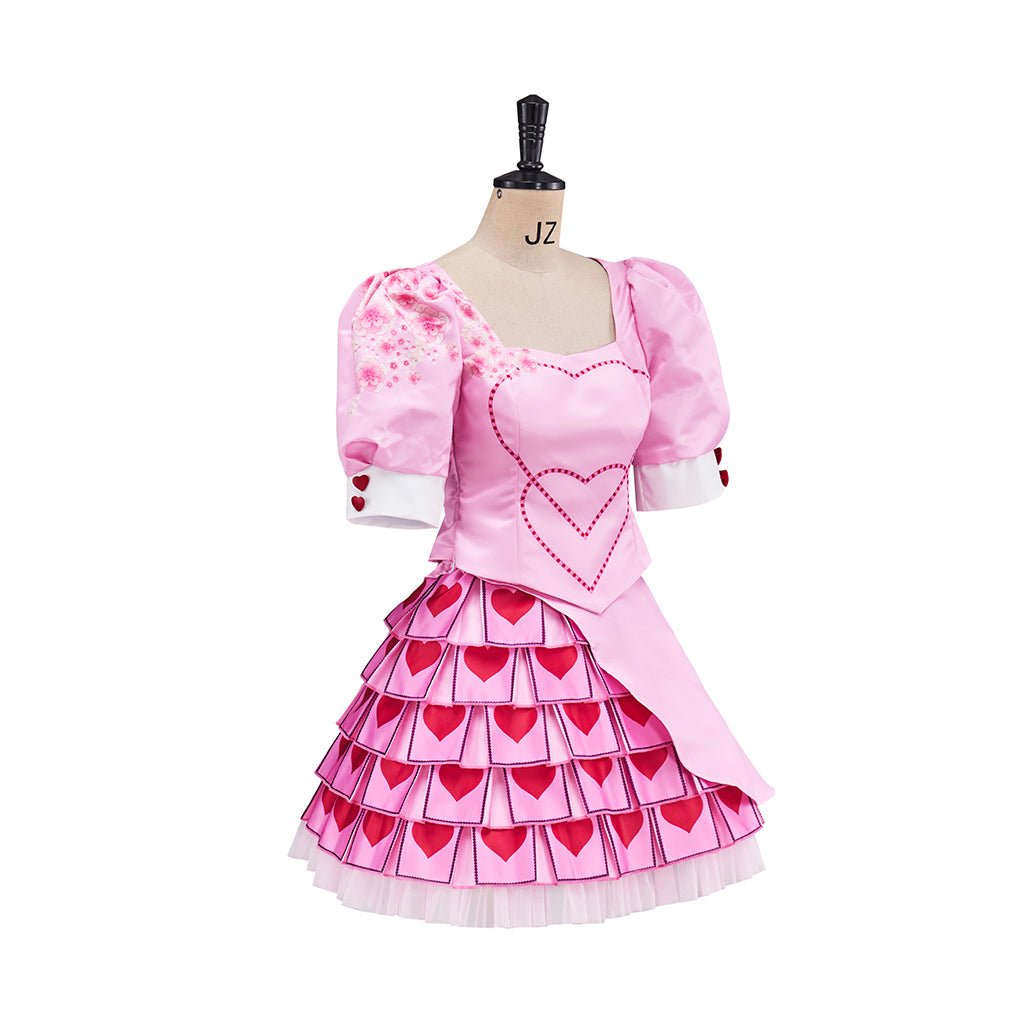 Vestidos para Niñas Descendientes 4 Traje de Cosplay Rojo – Vestido de Princesa para Halloween y Carnaval - Fantasia Cosera