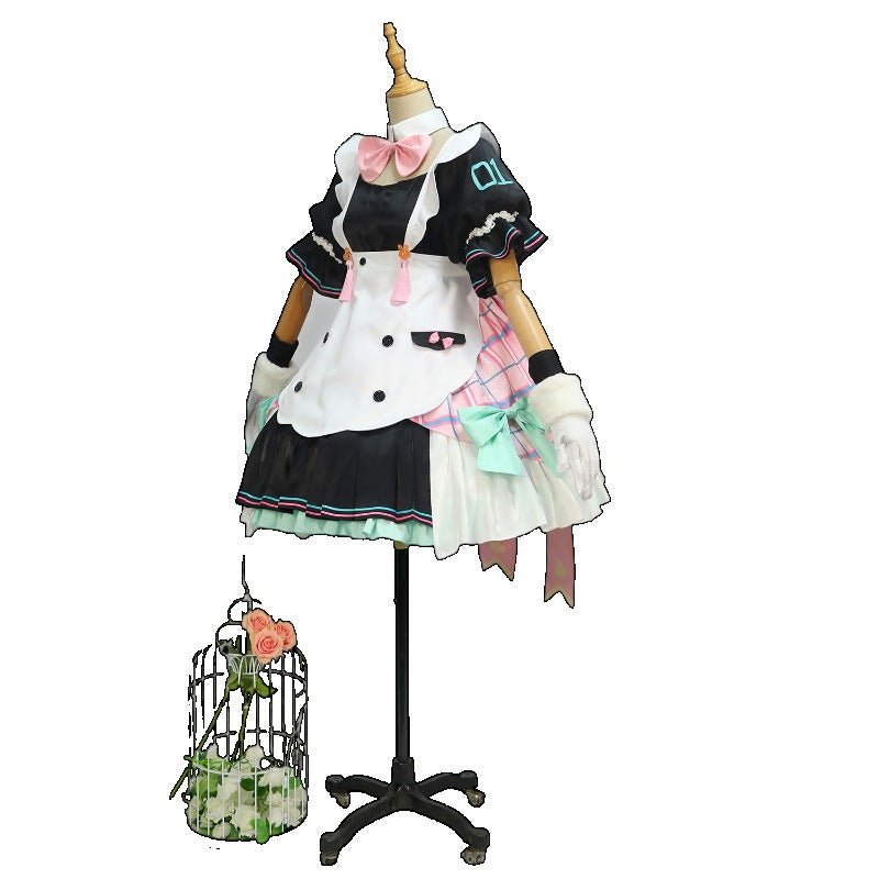 Traje de Cosplay Magical Mirai 2021 Clover Bunny Miku con Botas - Disfraz de Hatsune Miku - Fantasia Cosera