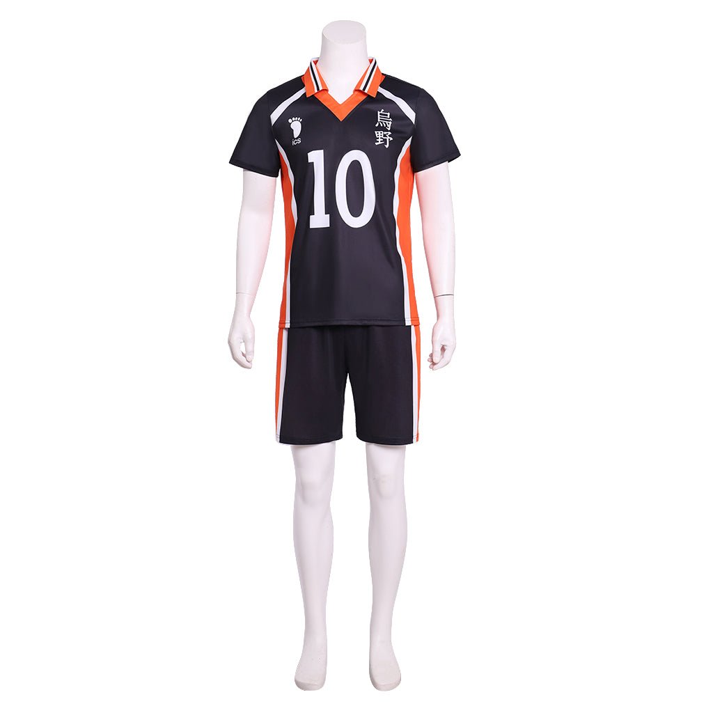 Traje de Cosplay Jersey de Volleyball del Colegio Karasuno de Haikyuu por Gurbanton - Fantasia Cosera