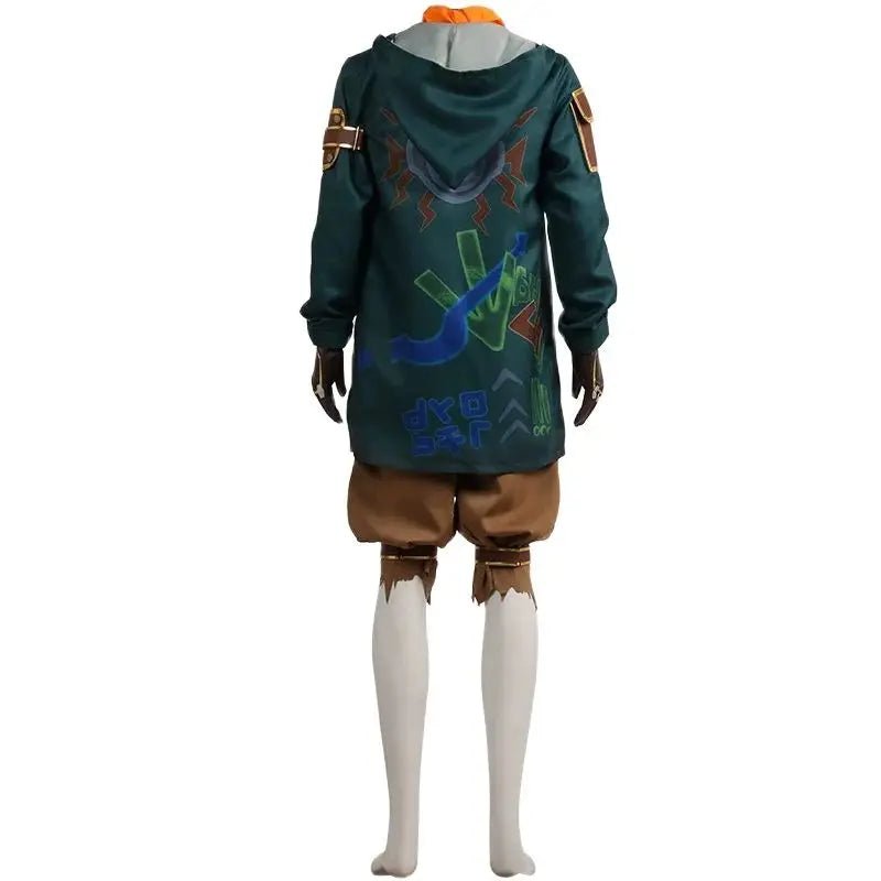 Disfraz de Ekko de Arcane LOL - Chaqueta, Pantalones y Uniforme Completo para Hombres - Traje para Halloween y Carnaval - Fantasia Cosera