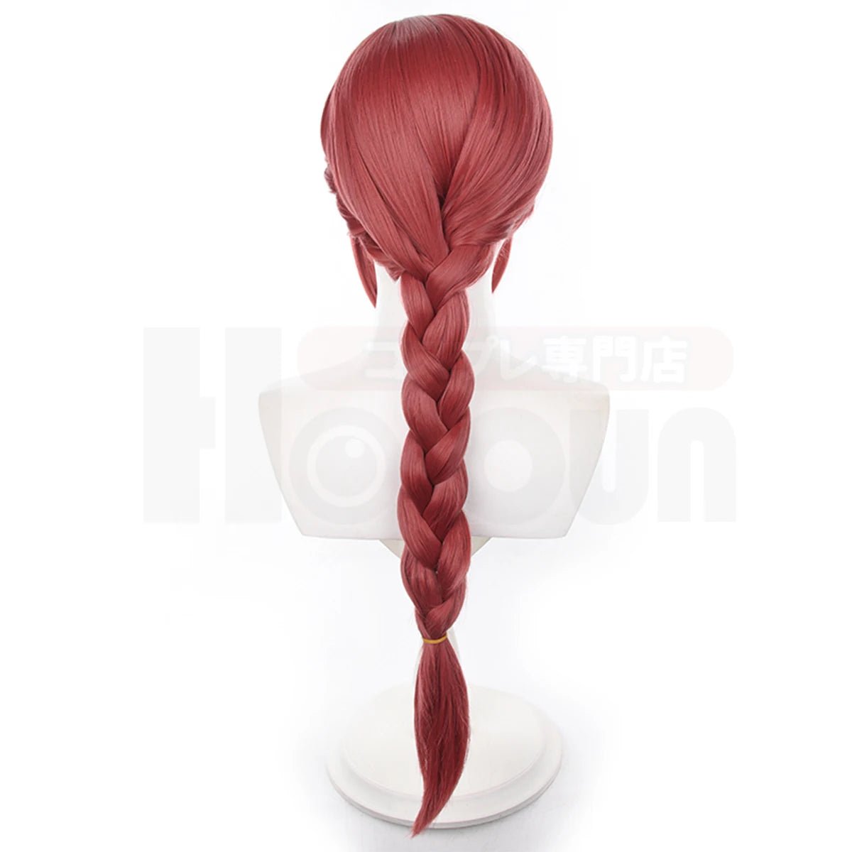Peluca Cosplay Chigiri Blue Lock Estilo Trenza Rosa Fibra Sintética Talla Ajustable - Fantasia Cosera