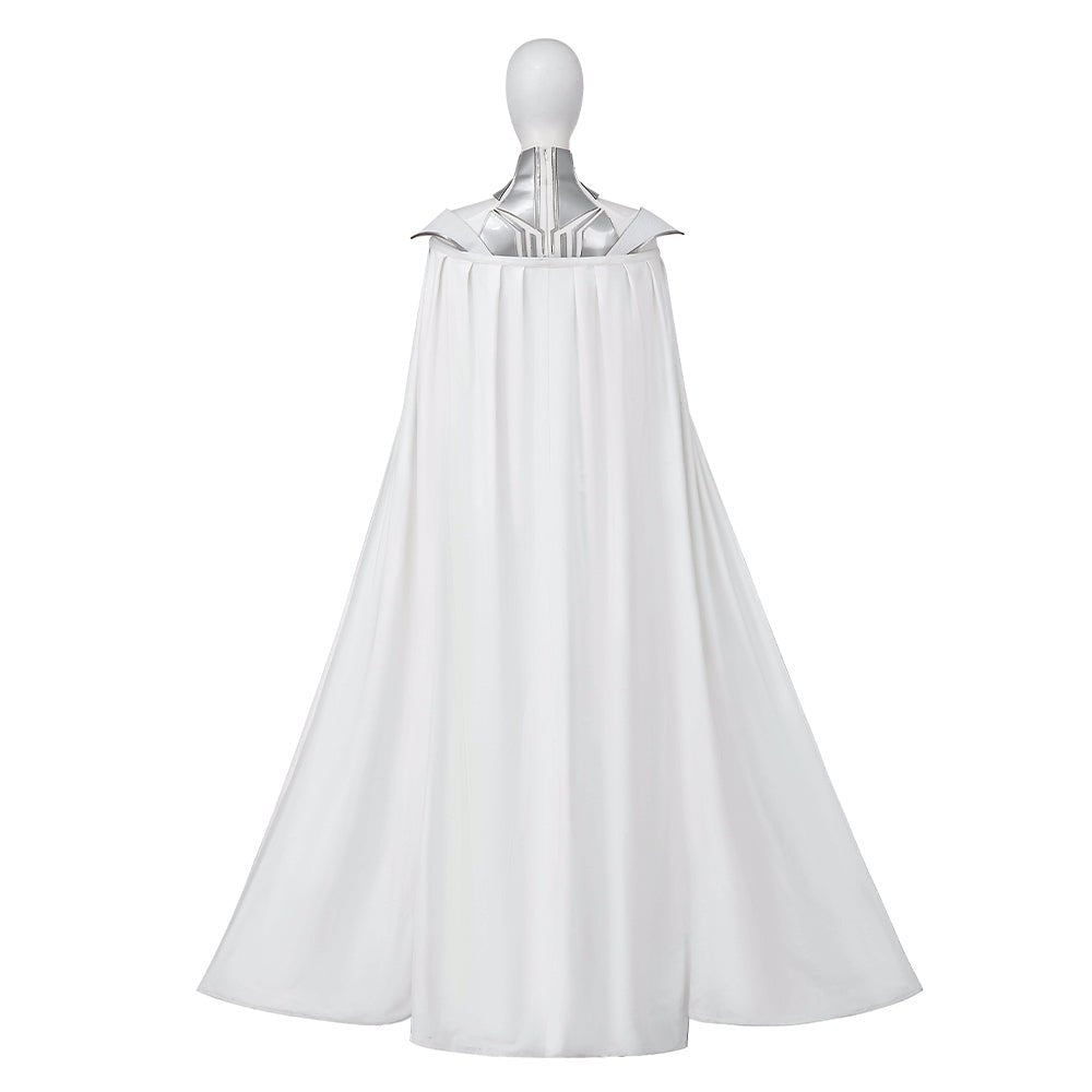 Traje de Cosplay de Hela - Traje Blanco del Universo Alternativo de Marvel - Fantasia Cosera