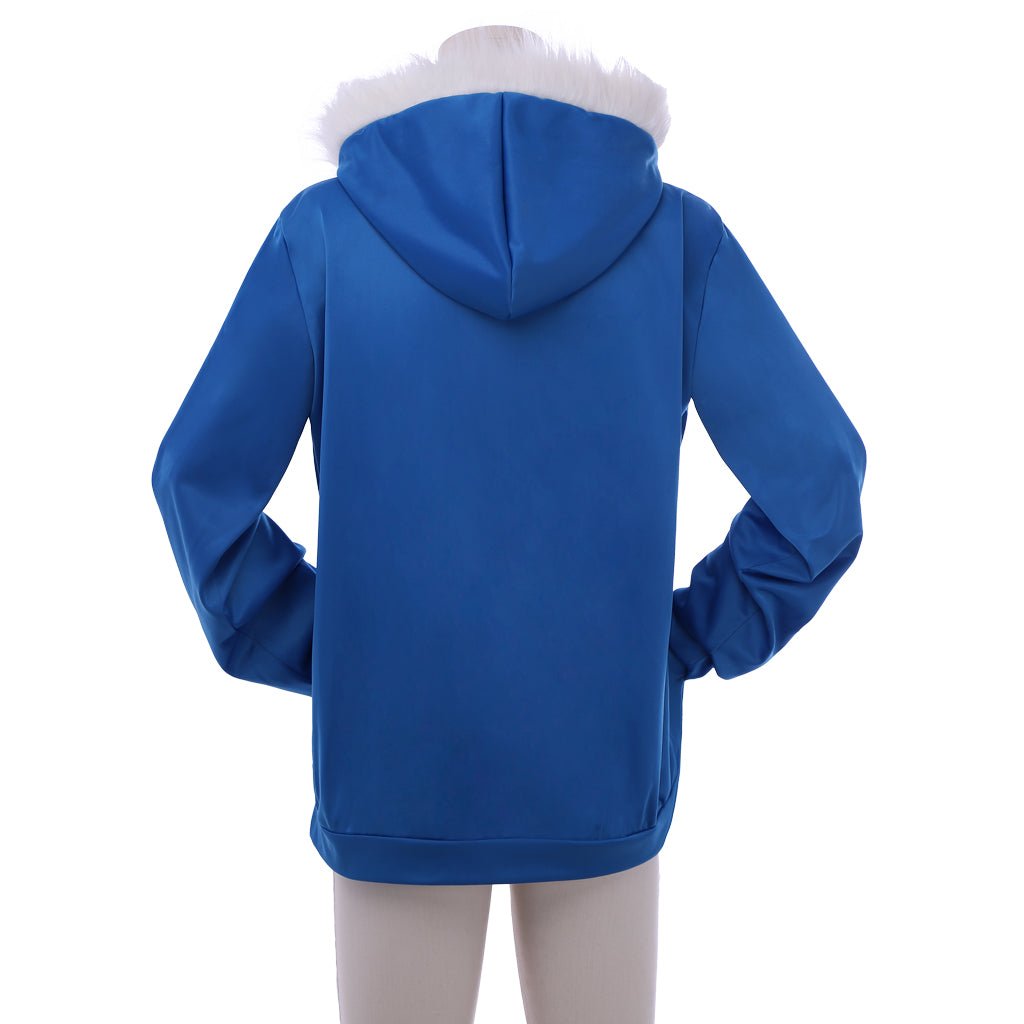Disfraz de Sans de Undertale para Hombres – Sudadera Azul Traje de Juego - Fantasia Cosera