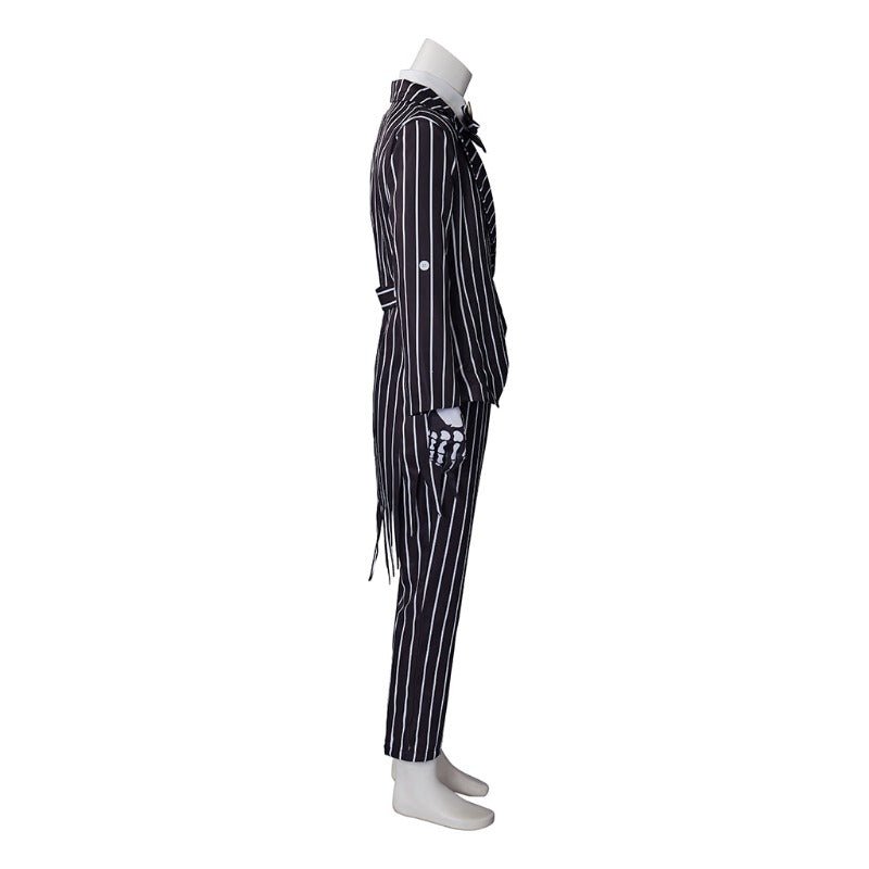 Traje de Cosplay de Jack Skellington - Chaqueta y Pantalones para Halloween - Fantasia Cosera