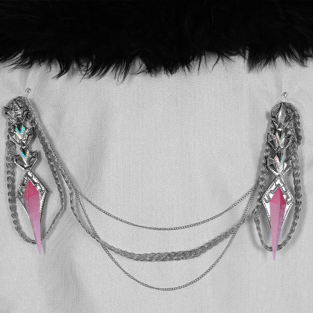 Traje de Genshin Impact Fatui Cloak para Pierr Pantalone Tartaglia Harlequin Doctor Sandrone Columbina Regretor - Fantasia Cosera