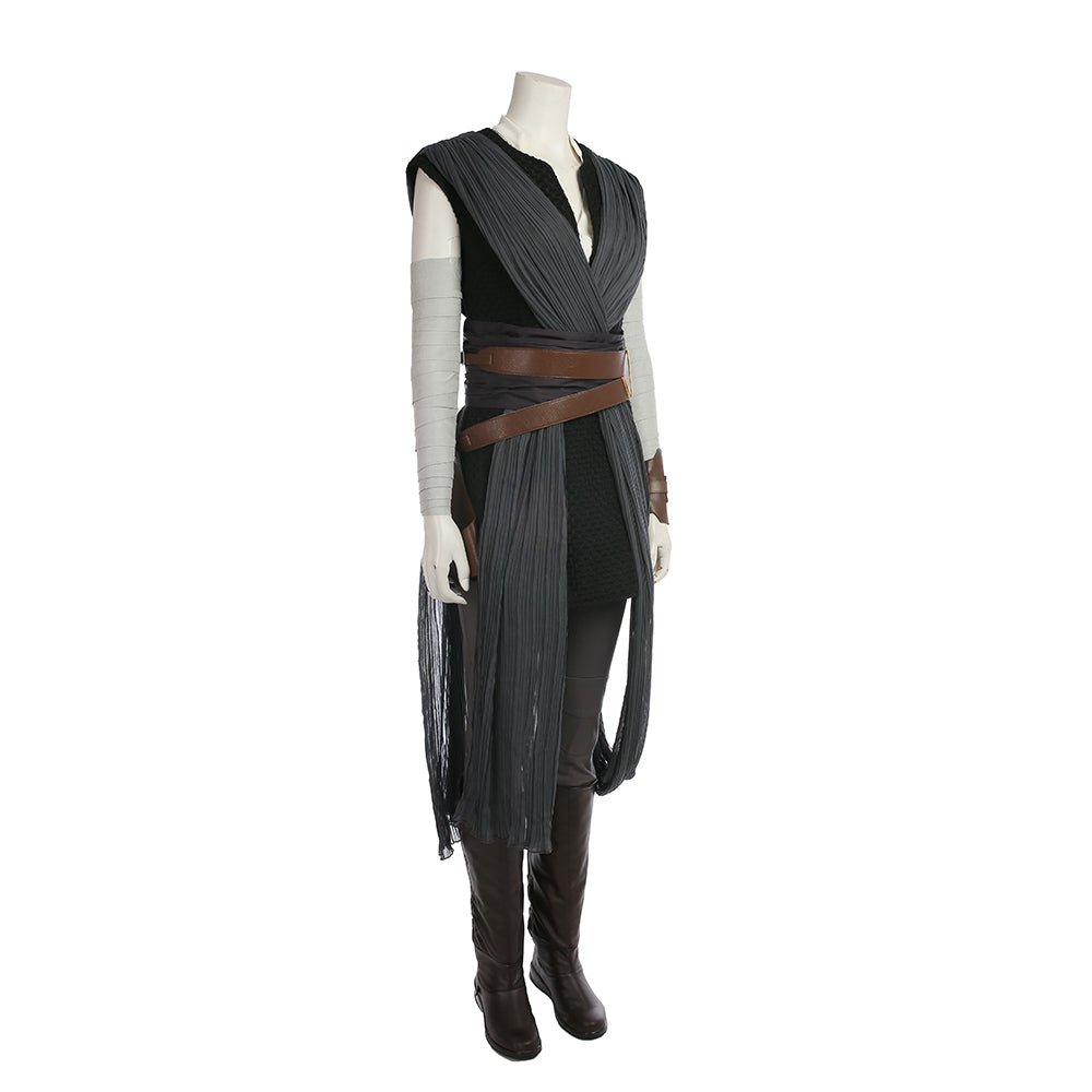 Traje de Cosplay de Rey (Estilo B) de Star Wars Episodio 8 - Calidad Premium - Fantasia Cosera