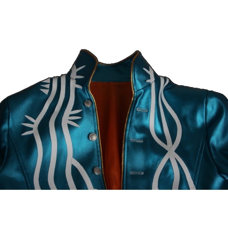 Abrigo de Cuero Cosplay Vergil de Devil May Cry 3 Disfraz para Halloween y Carnavales - Fantasia Cosera