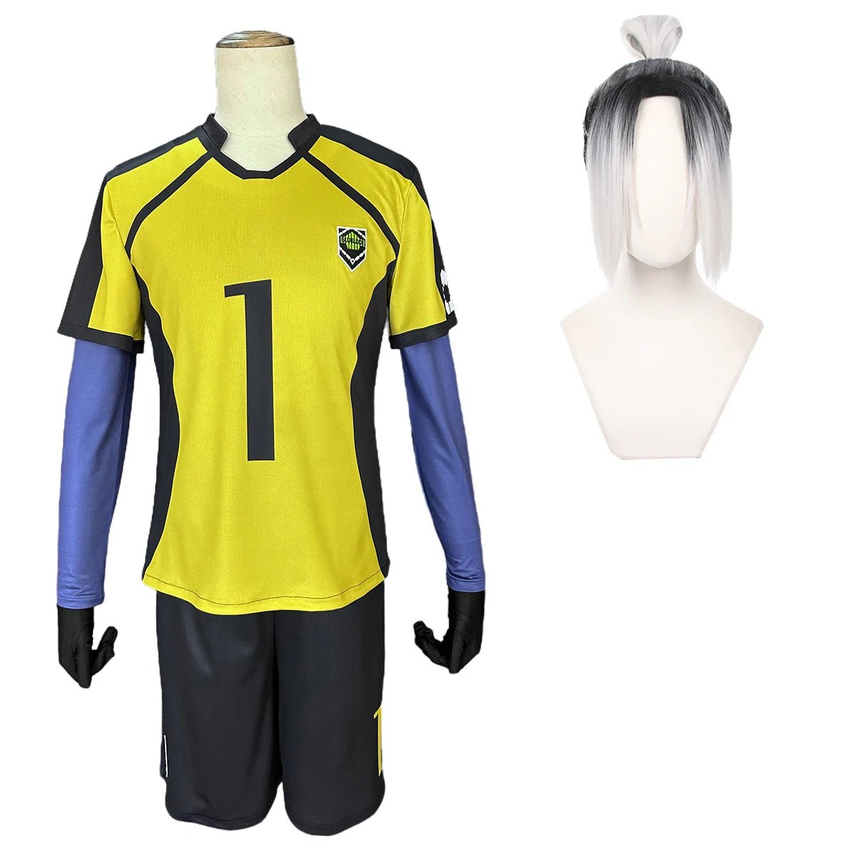 Peluca Cosplay Anime Blue Lock para Isagi, Bachira, Chigiri, Nagi, Rin, Sae, Itoshi, Kaiser, Reo, Hiori, Barou, Shidou, Niko, Yukimiya - Fantasia Cosera