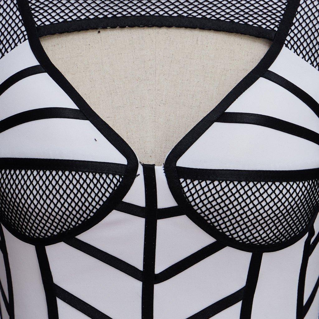 Vestido de Cosplay de Jane Seymour de Six el Musical para Mujeres | Acabado en Negro - Fantasia Cosera