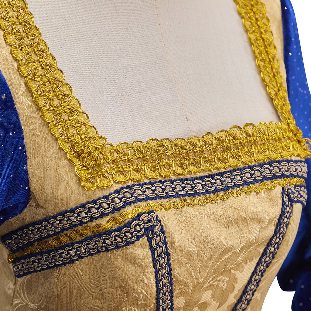 Vestido Medieval Gótico Punk para Mujeres – Elegante y Atemporal Disfraz de Cosplay - Fantasia Cosera