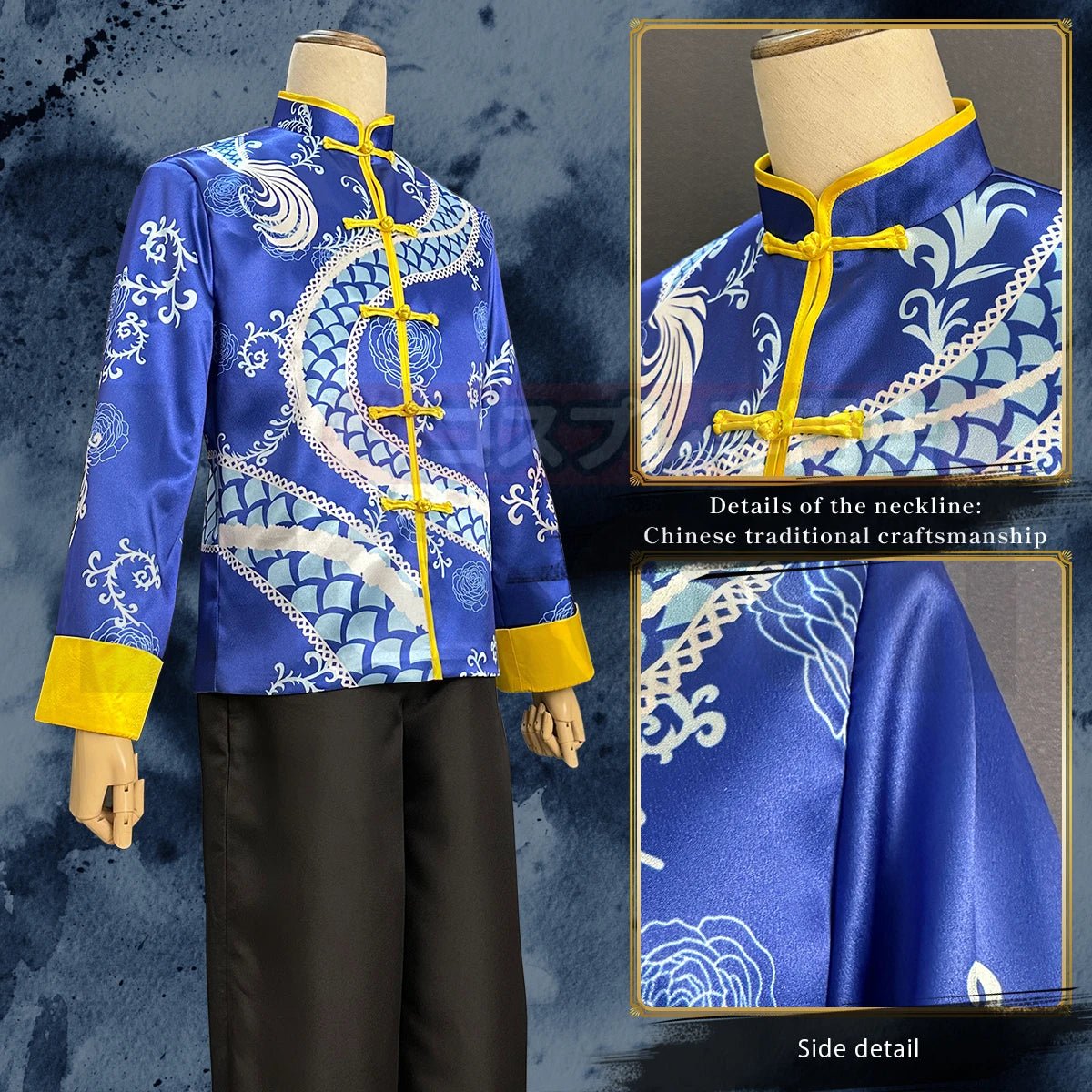 OSHI NO KO Anime Akua Hoshino Cosplay Traje Chino Kung Fu Tang Suit Pantalón Outfit Regalo Fiesta Halloween Navidad - Fantasia Cosera