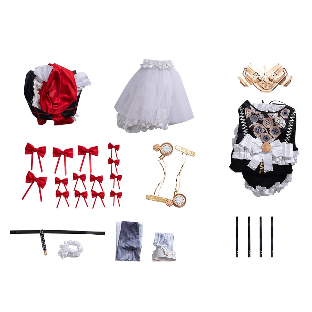 Traje de Cosplay de Punishing: Gray Raven No.21 XXI - Conjunto Completo para Mujeres - Fantasia Cosera