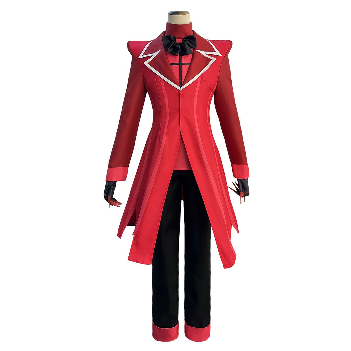 Traje de Cosplay de Alastor el Demonio de la Radio - Outfit Anime Helluva Boss - Fantasia Cosera