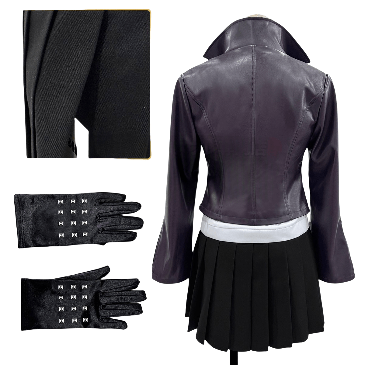 Traje de Cosplay de Kirigiri Kyouko - Personaje de Danganronpa - Fantasia Cosera
