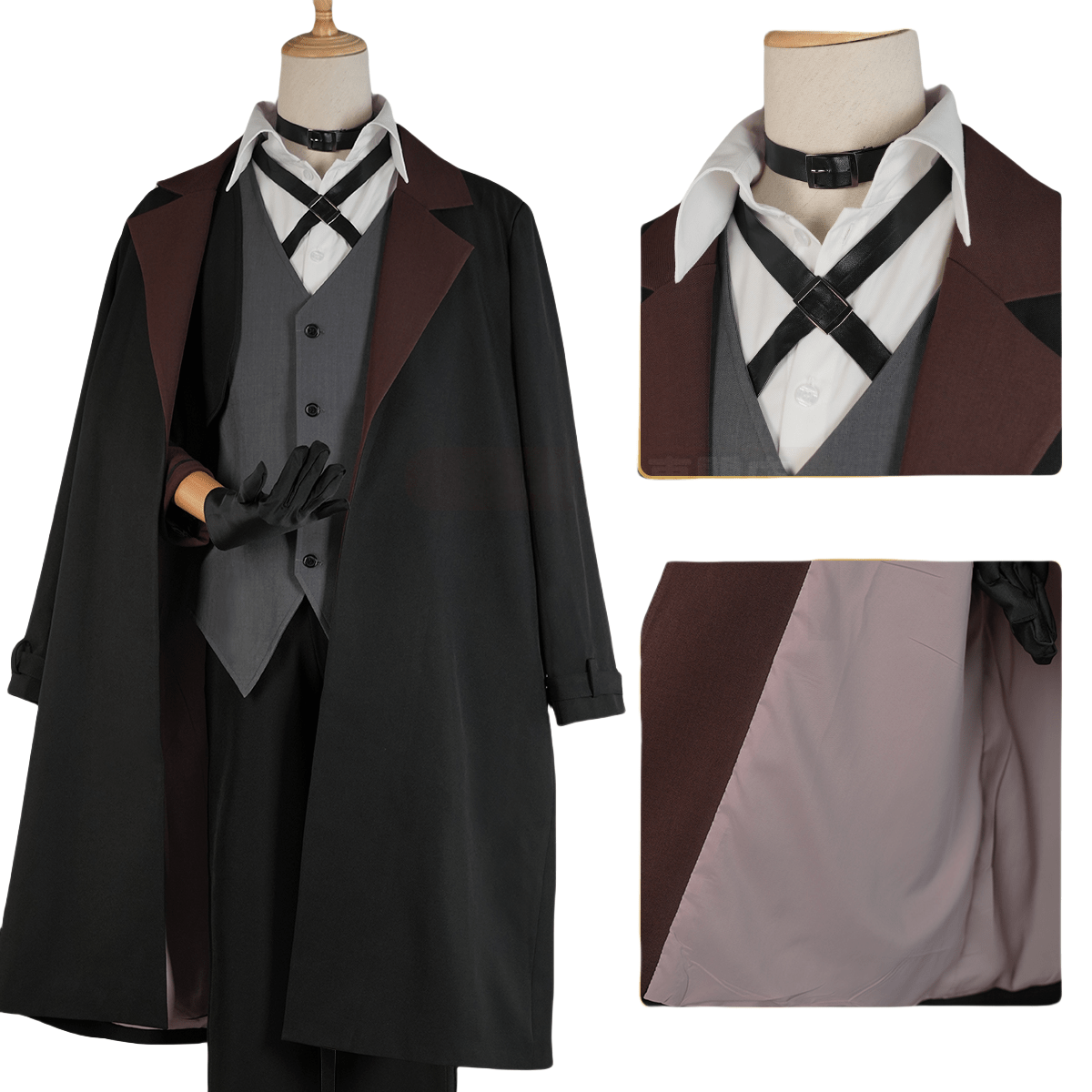 Traje de Cosplay de Chuuya Nakahara - Bungo Stray Dogs - Fantasia Cosera