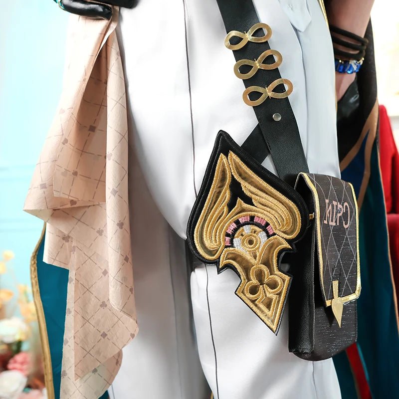 Traje de Cosplay Aventurine de Honkai Star Rail Colegas de Topaz Corporación de Paz Interastral Disfraz de Halloween para Hombres - Fantasia Cosera