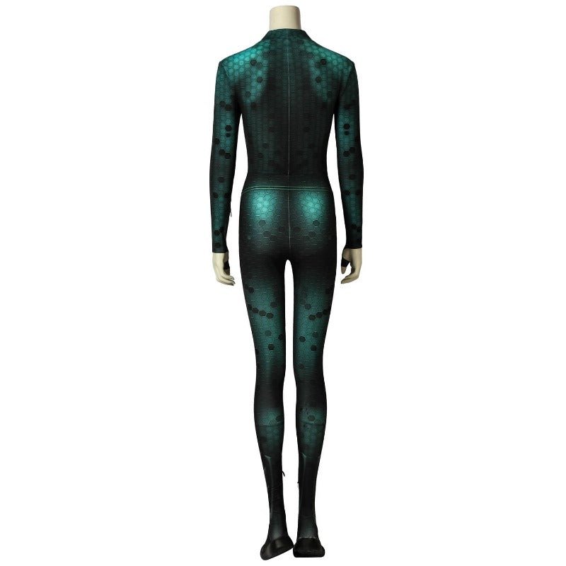 Traje de Cosplay de Aquaman Mera para Mujer - Mono Zentai - Fantasia Cosera
