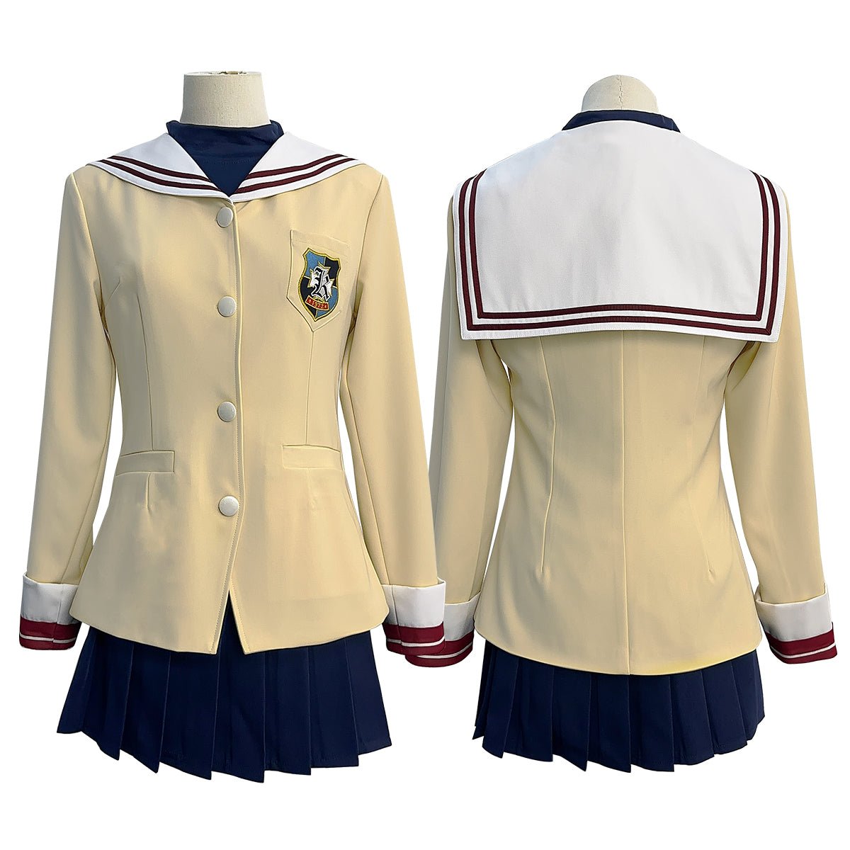 Trajes de Cosplay de Nagisa Furukawa y Kyou Fujibayashi de CLANNAD - Fantasia Cosera