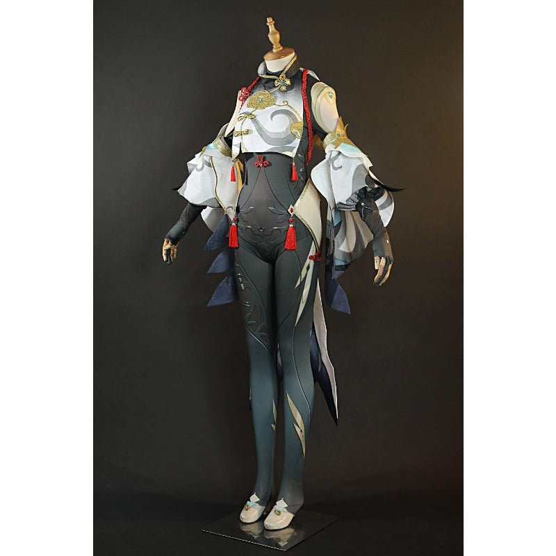 Traje de Cosplay Shen He de Genshin Impact para Adultos - Regalo de Halloween - Fantasia Cosera