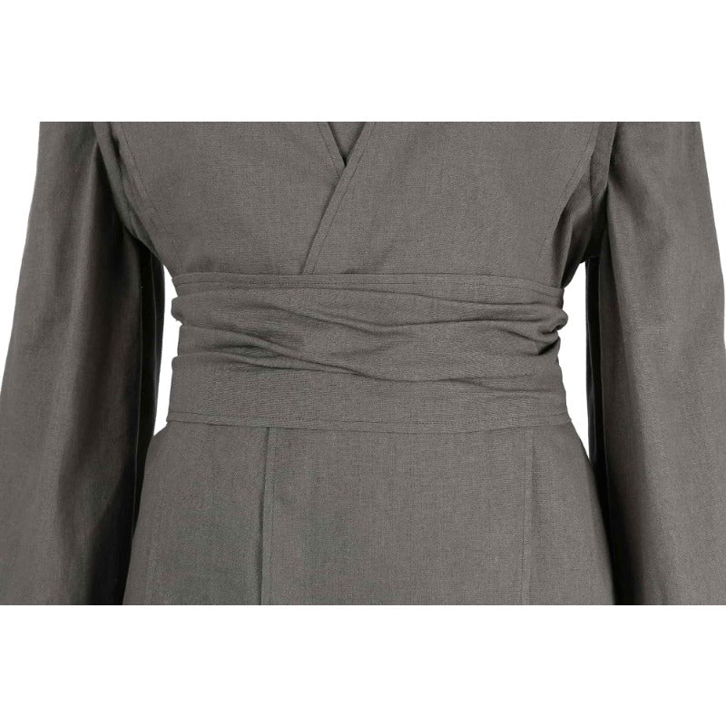 Traje de Cosplay de Obi-Wan Kenobi Conjunto Completo - Capa de Caballero Jedi para Halloween y Carnaval - Fantasia Cosera