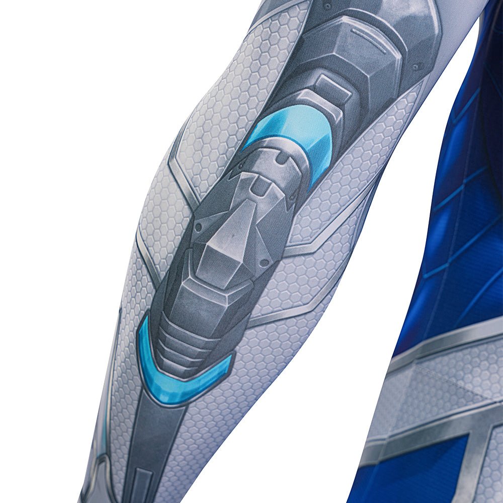 Marvel Concurso de Campeones - Traje de Cuerpo Mr. Fantastic para Cosplay - Fantasia Cosera