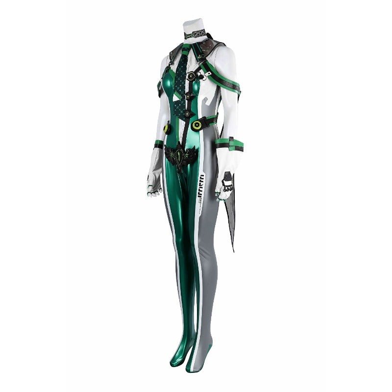 Traje de Cosplay de Eve para Mujer - Jumpsuit para Fans del Juego Stellar, Ideal para Halloween y Roleplay - Fantasia Cosera