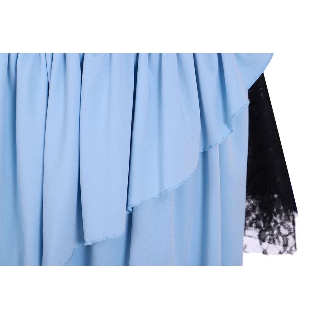 Disfraz de Cosplay Final Fantasy X-2 Yuna Lenne Canción con Aretes para Mujeres - Fantasia Cosera