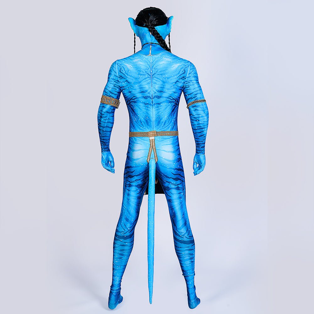 Traje de Cosplay de Jake Sully - Avatar: El Sentido del Agua Outfit de Guerrero Masculino para Halloween y Eventos - Fantasia Cosera