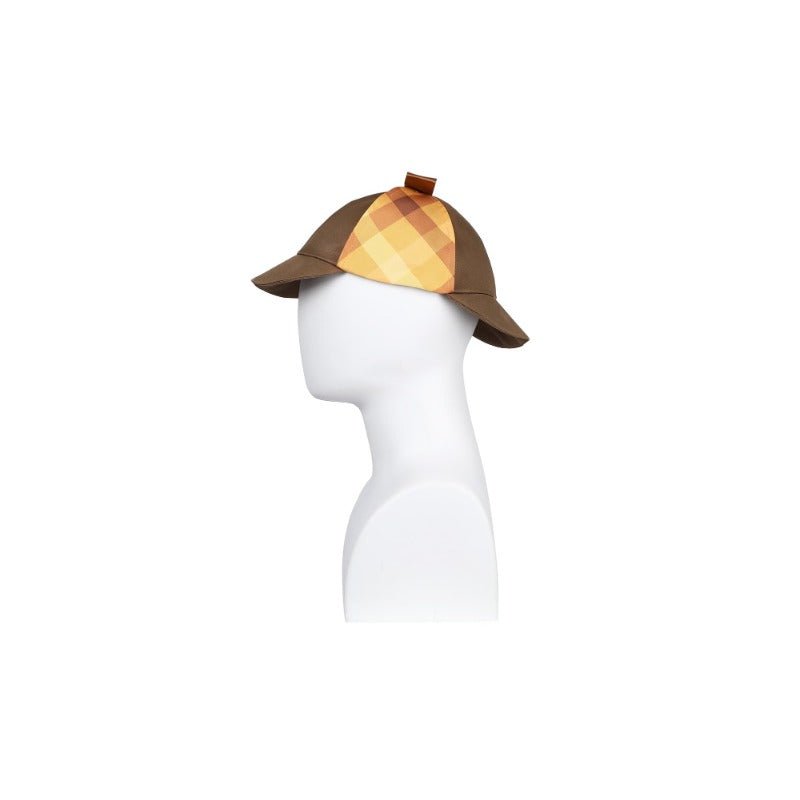 Disfraz de Princesa Peach Detective - Abrigo, Pantalones Cortos, Sombrero y Guantes - Fantasia Cosera