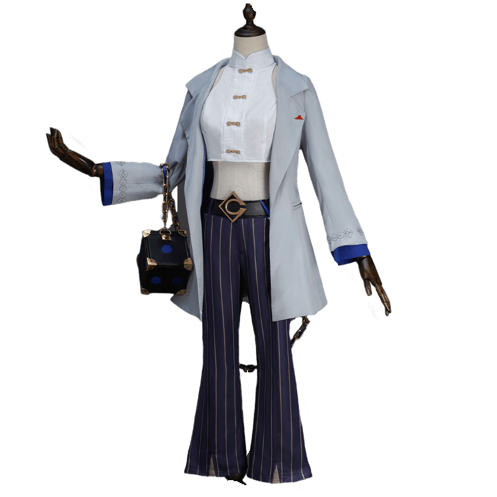 Colaboración Genshin Impact x Pizza Hut - Traje de Cosplay de Yelan - Fantasia Cosera