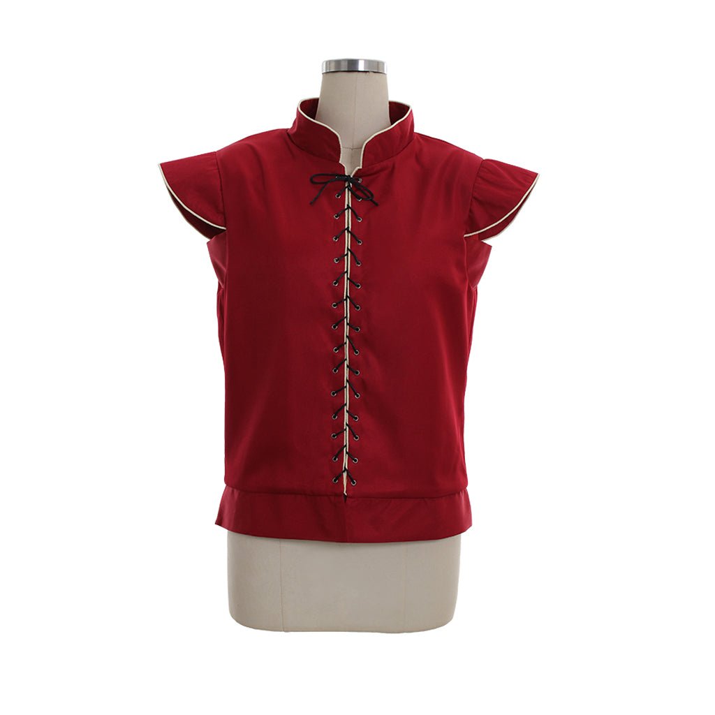 Chaleco Doble Medieval para Hombre – Vestuario de Cosplay Renacentista Rojo | Serie Medieval Fantasía Cosera - Fantasia Cosera