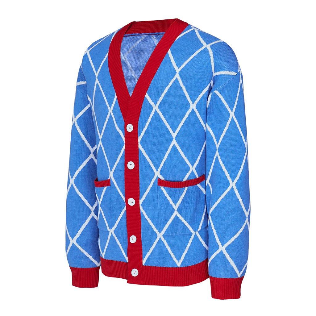 Traje de Cosplay de Guido Mista Suéter Cardigán | Conjunto de Chaqueta y Abrigo de Aventura para Adultos | Disfraz de Halloween - Fantasia Cosera