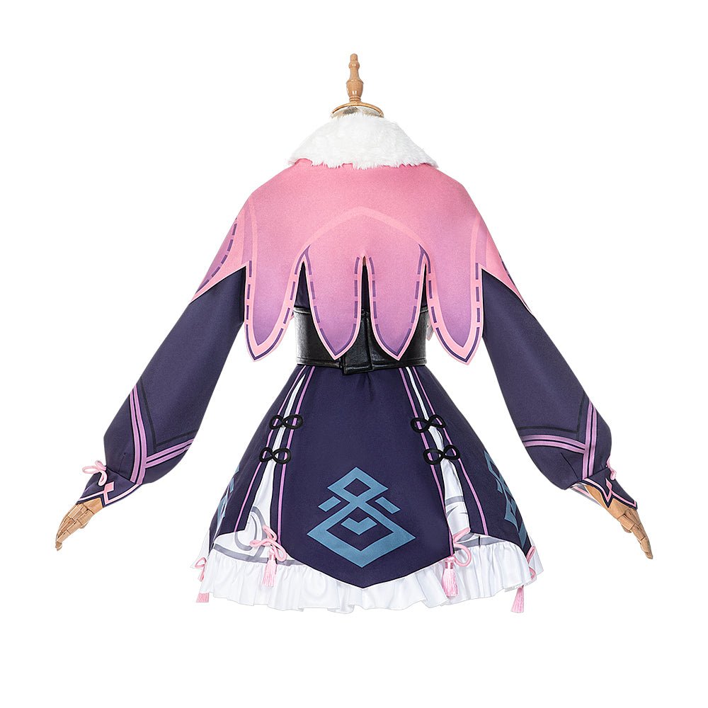 Genshin Impact - Traje de Cosplay de Yunjin con Vestido Lolita, Sombrero y Medias para Mujeres Adultas - Fantasia Cosera