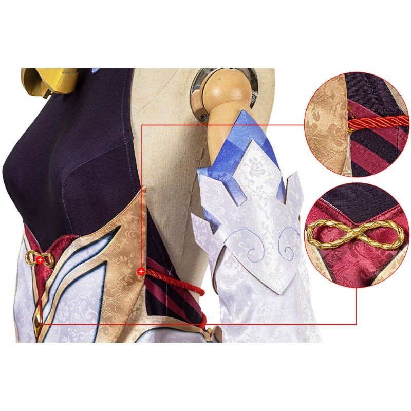 Traje de Cosplay Genshin Impact GanYu - Mono para Halloween - Fantasia Cosera