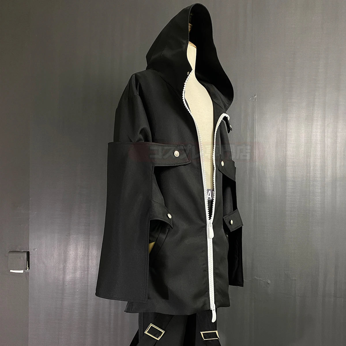 Disfraz de Cosplay de Tokyo Revengers Emma Sano Vestido Negro Abrigo con Capucha Casual para Halloween Navidad Regalo - Fantasia Cosera