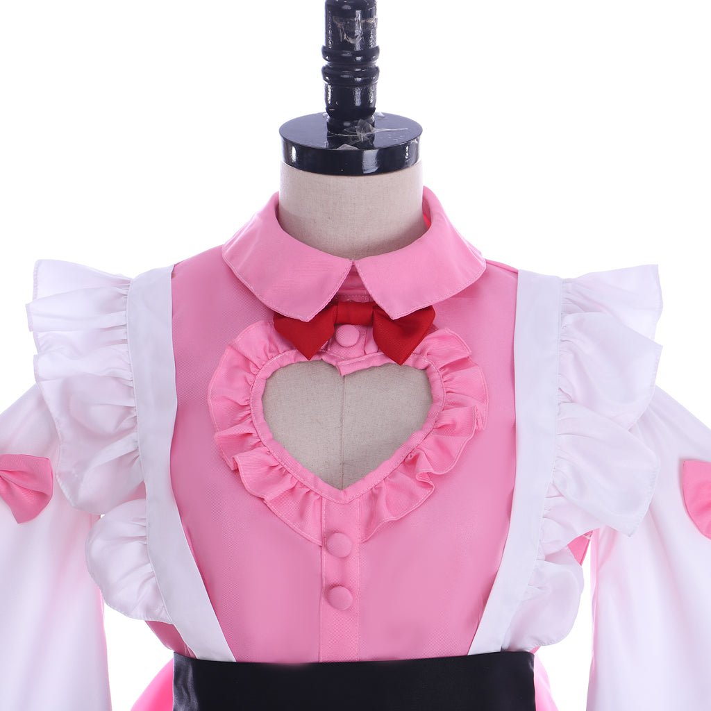 Traje de Cosplay de Criada Kanroji Mitsuri de Demon Slayer - Fantasia Cosera
