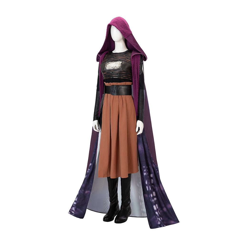 Traje de Cosplay de Mae de Star Wars: The Acolyte - Disfraz de Halloween para Mujer - Fantasia Cosera