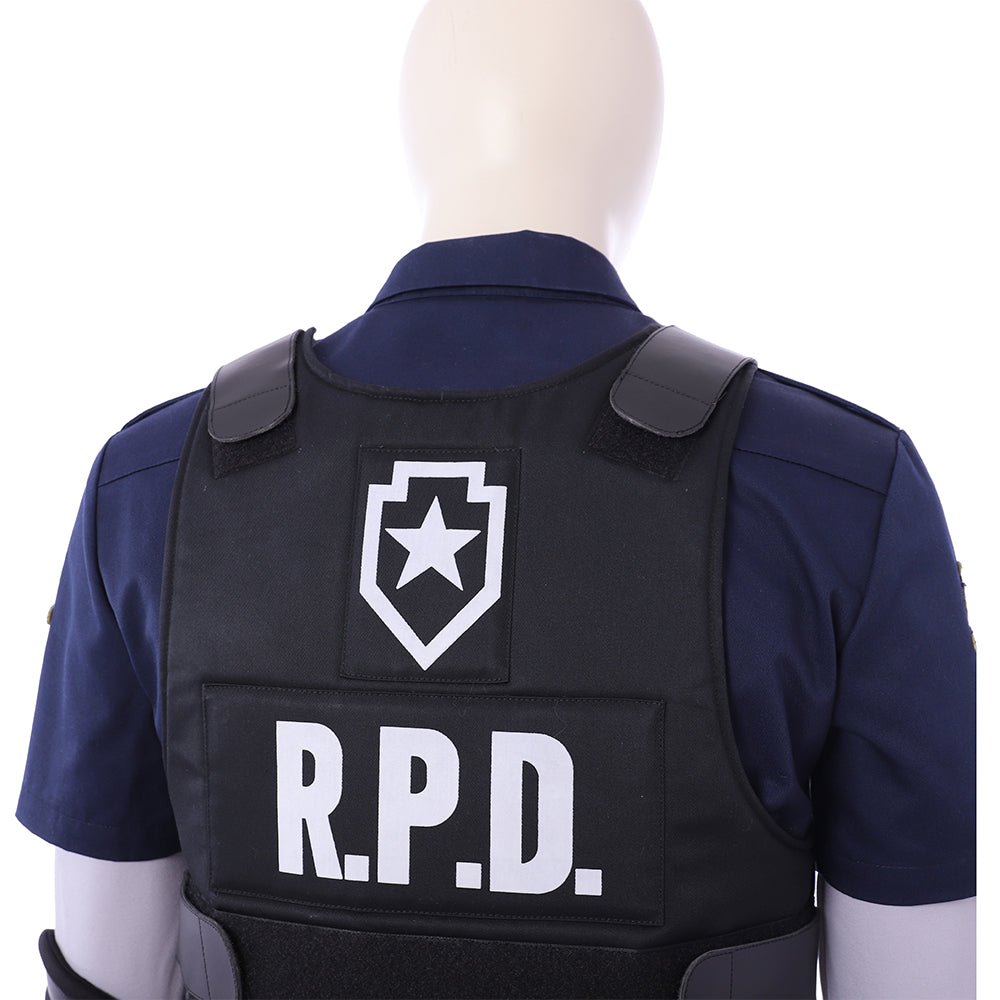 Traje de Cosplay de Leon S. Kennedy de Resident Evil 2 Remake - Atuendo de Juego de Alta Calidad - Fantasia Cosera