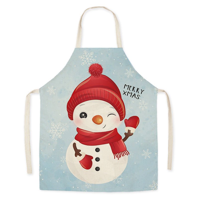 Delantal de cocina de Santa Claus para adultos, resistente a manchas y aceite, unisex - Fantasia Cosera