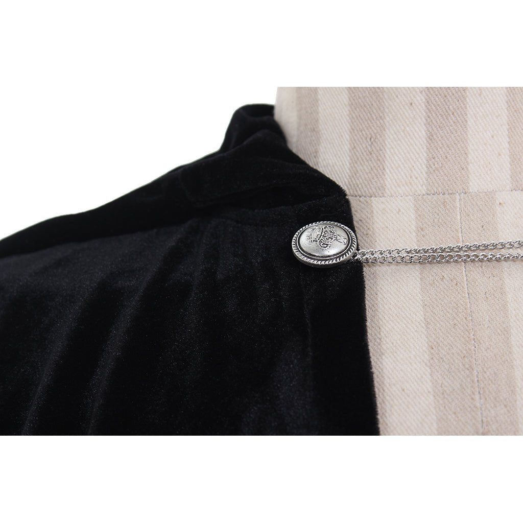 Capa Negra Unisex de Vampiro Demonio para Halloween, Baile de Máscaras, Bruja, Mago y Cosecha Disfraz Cosplay - Fantasia Cosera